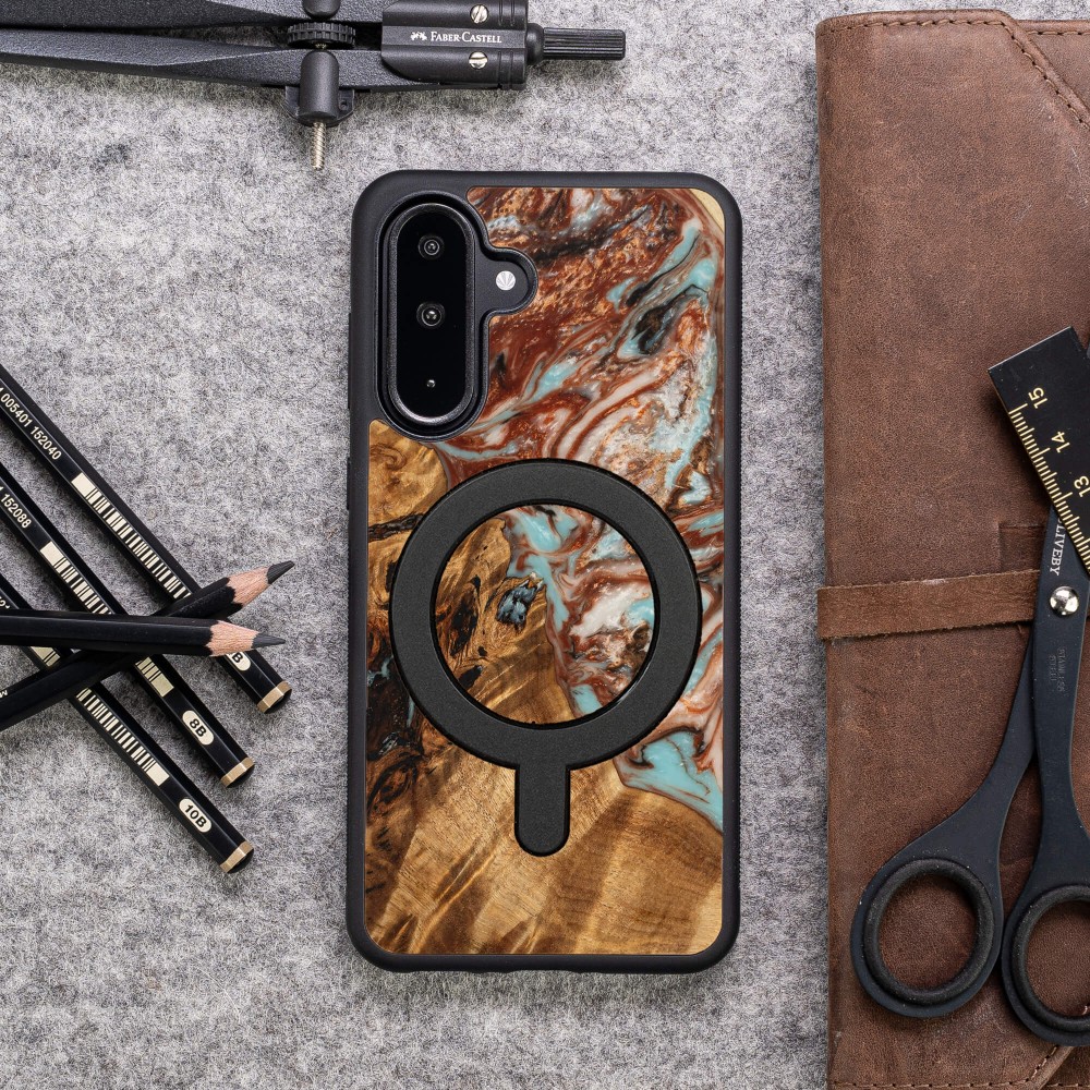 Etui Bewood Unique do Samsung Galaxy A26 5G - Planets - Jowisz z MagSafe (3)