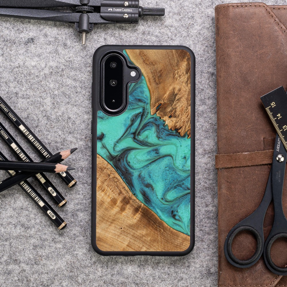 Etui Bewood Unique do Samsung Galaxy A26 5G - Turquoise (2)