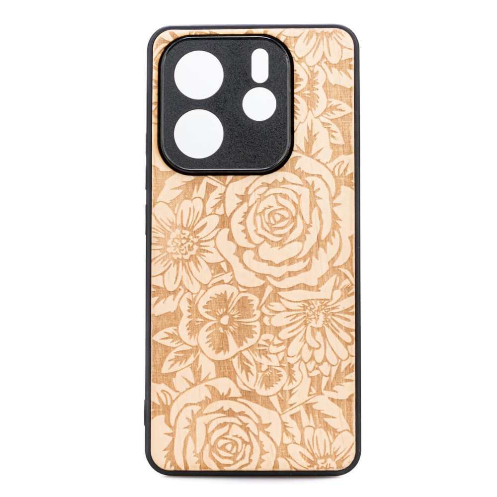 Drewniane Etui Bewood do Xiaomi Redmi Note 14 5G RÓŻE ANIEGRE (1)
