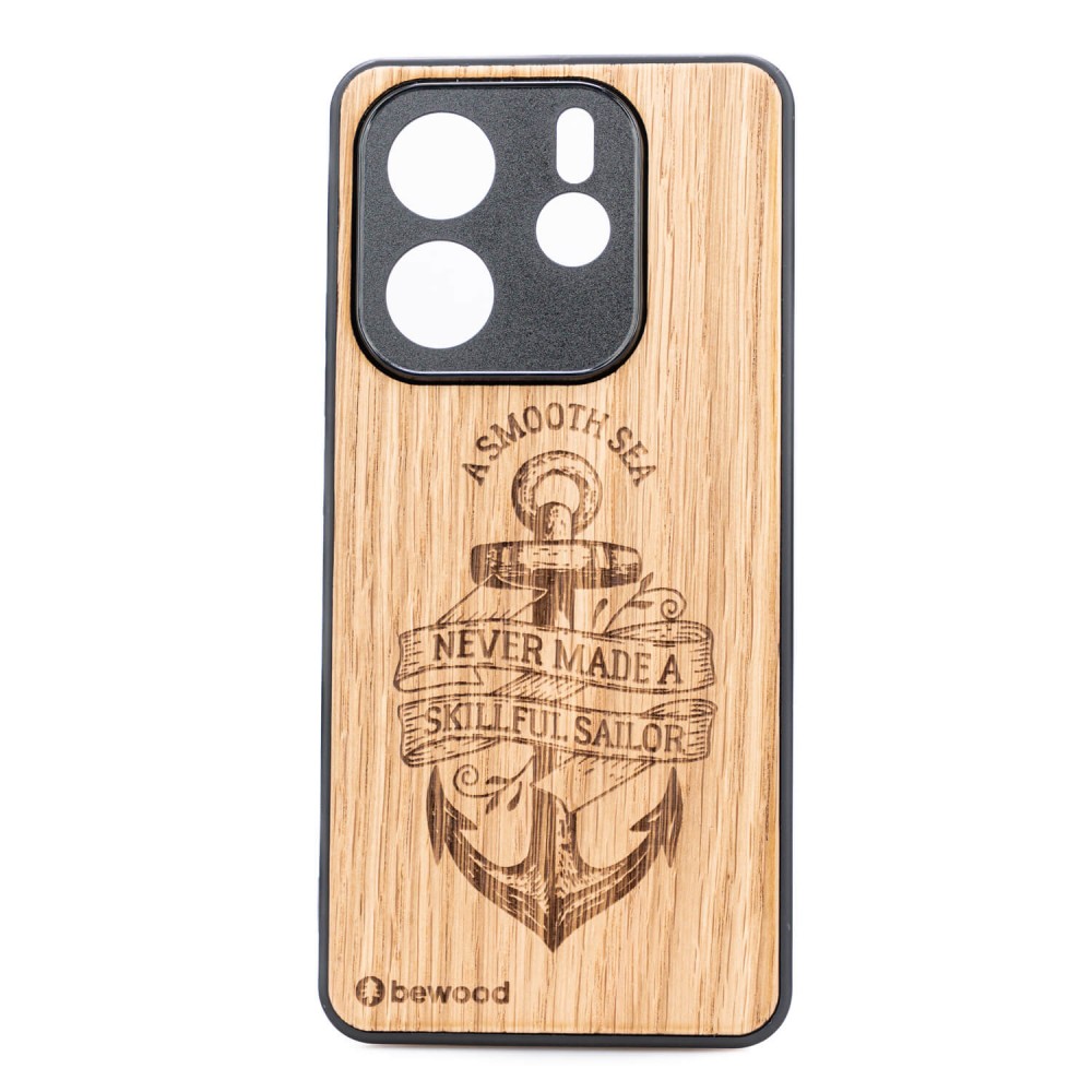 Drewniane Etui Bewood do Xiaomi Redmi Note 14 5G KOTWICA DĄB (1)