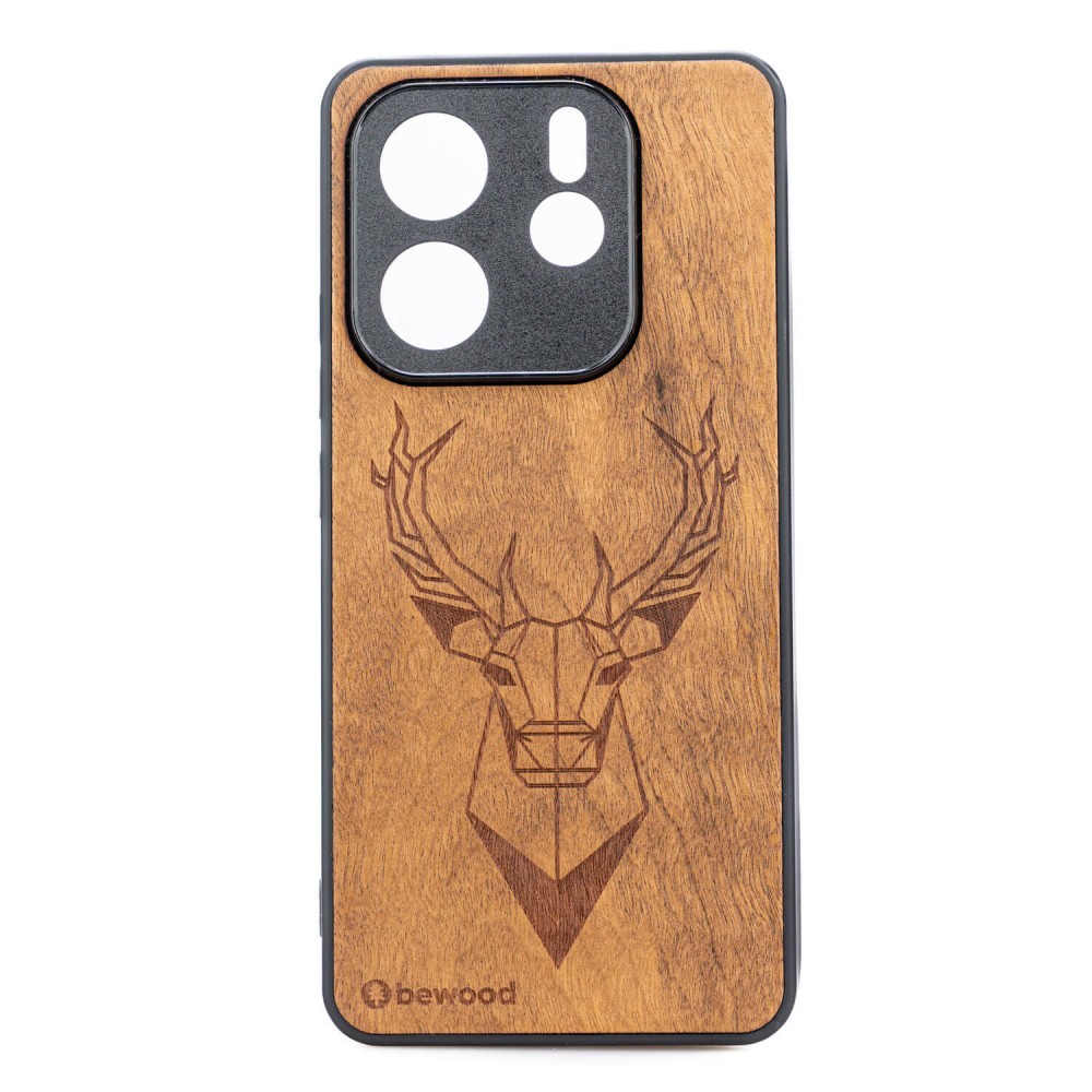 Drewniane Etui Bewood do Xiaomi Redmi Note 14 5G JELEŃ IMBUIA (1)