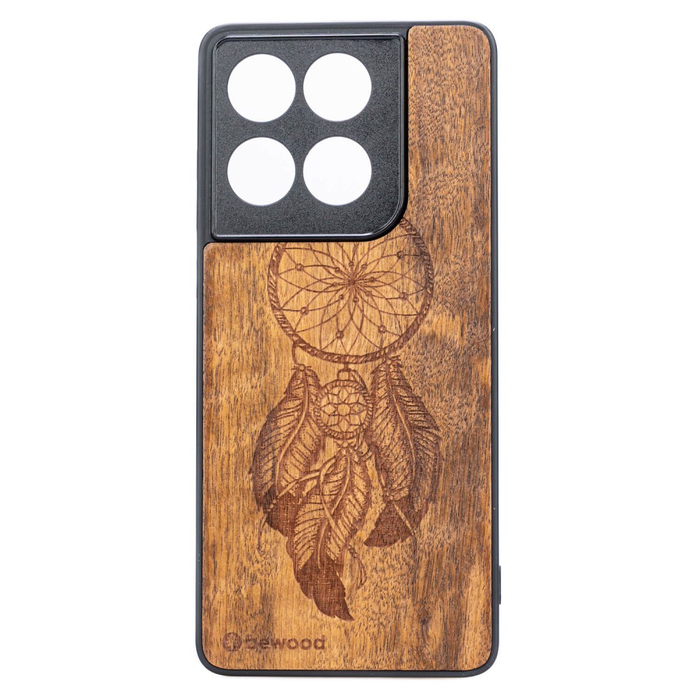 Drewniane Etui Bewood do Motorola Edge 60 / 60 Fusion 5G ŁAPACZ SNÓW IMBUIA (1)