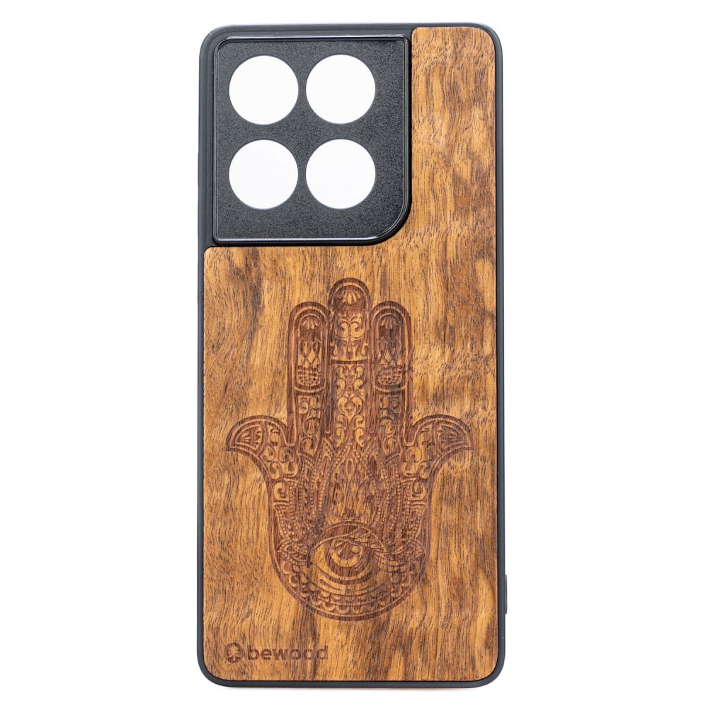 Drewniane Etui Bewood do Motorola Edge 60 / 60 Fusion 5G HAMSA IMBUIA (1)