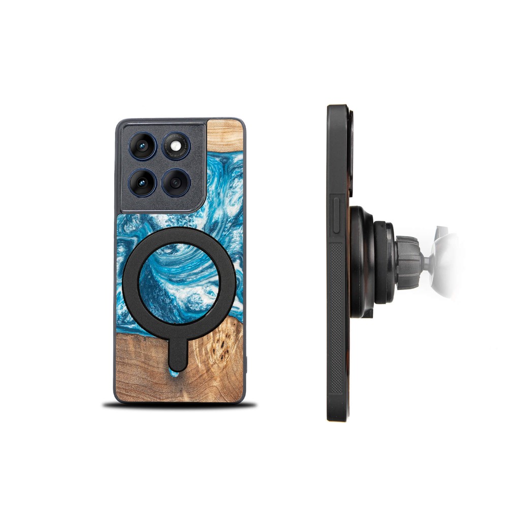 Etui Bewood Unique do Motorola Edge 60 / 60 Fusion 5G - Planets - Uran z MagSafe (2)