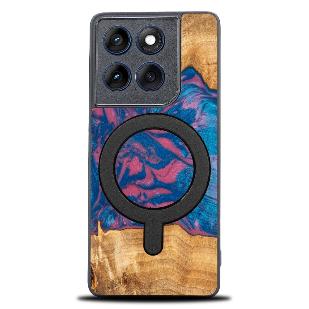 Etui Bewood Unique do Motorola Edge 60 / 60 Fusion 5G - Neons - Vegas z MagSafe (1)