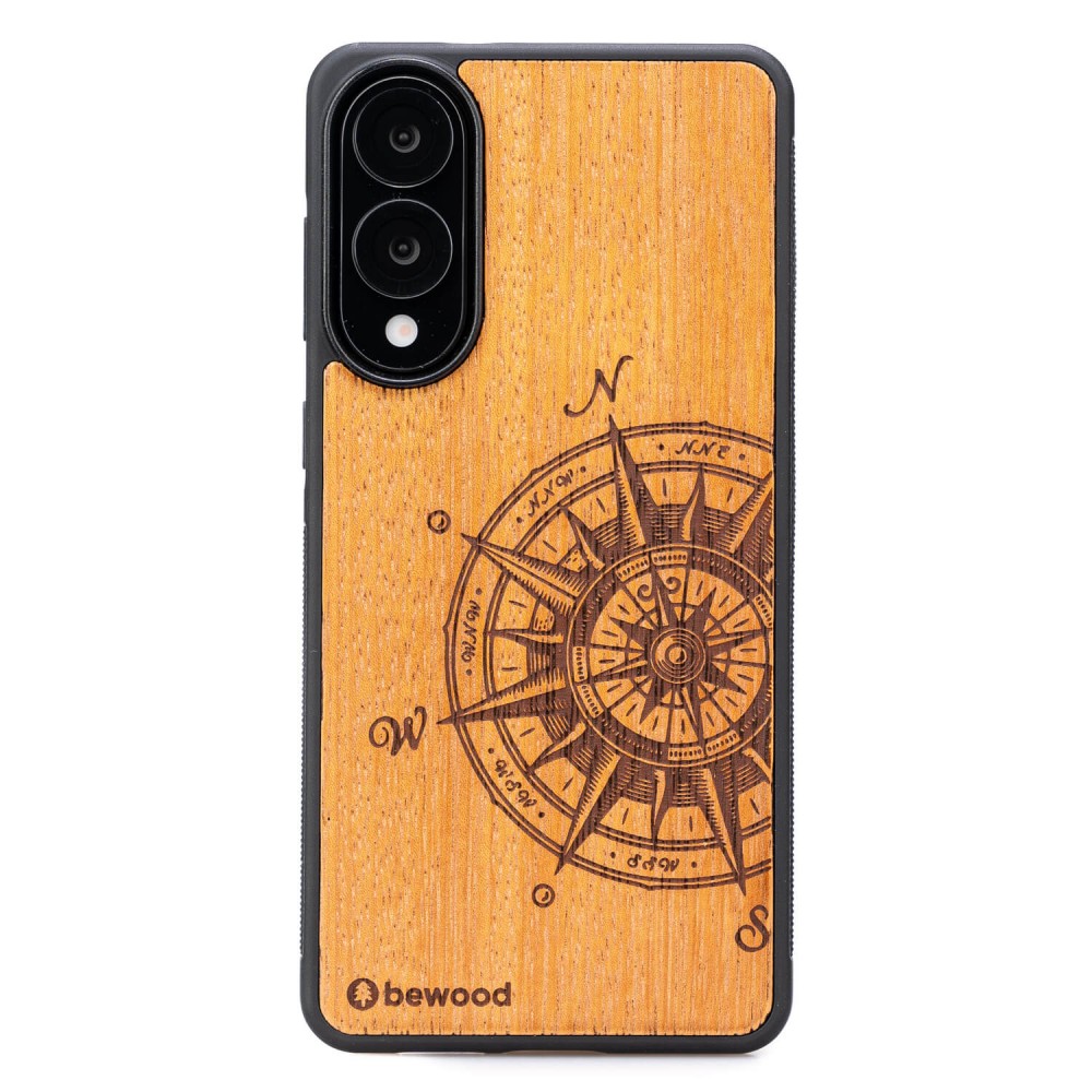 Drewniane Etui Bewood do Samsung Galaxy S25 Edge TRAVELER MERBAU (1)