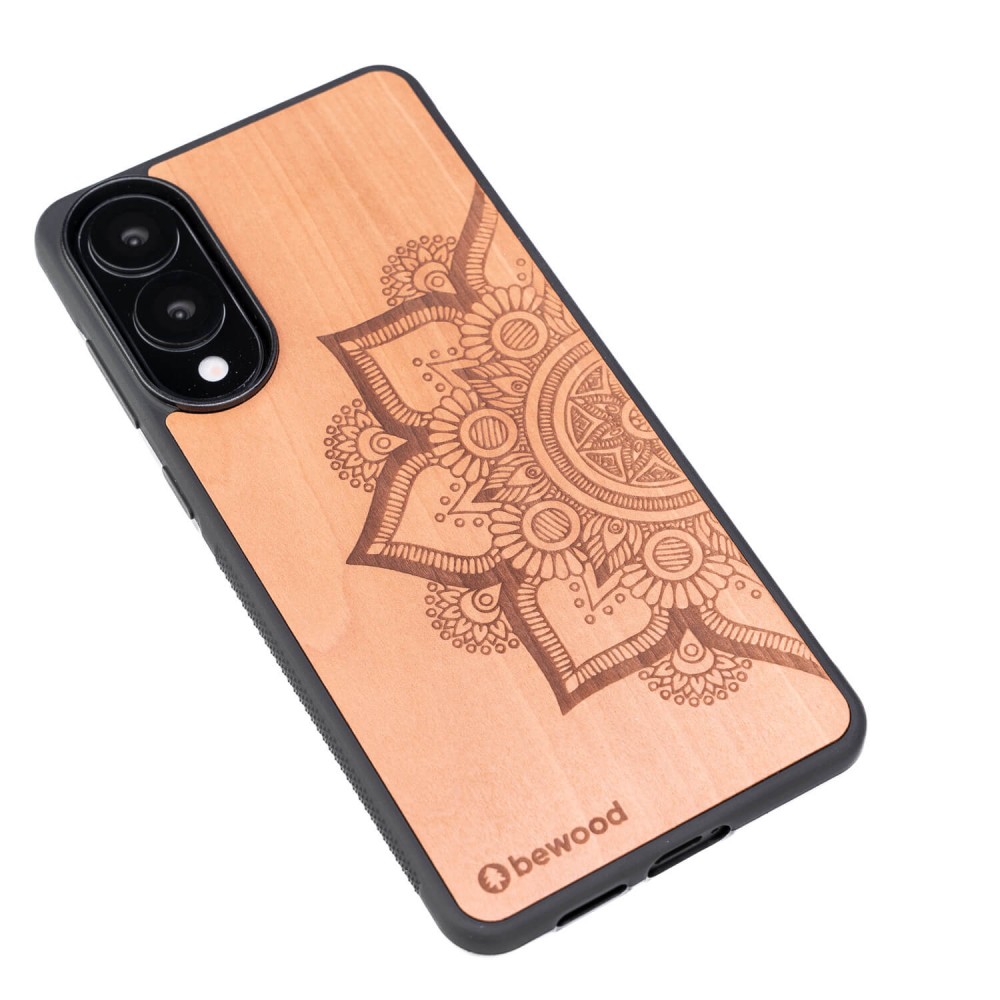 Drewniane Etui Bewood do Samsung Galaxy S25 Edge MANDALA JABŁOŃ (3)