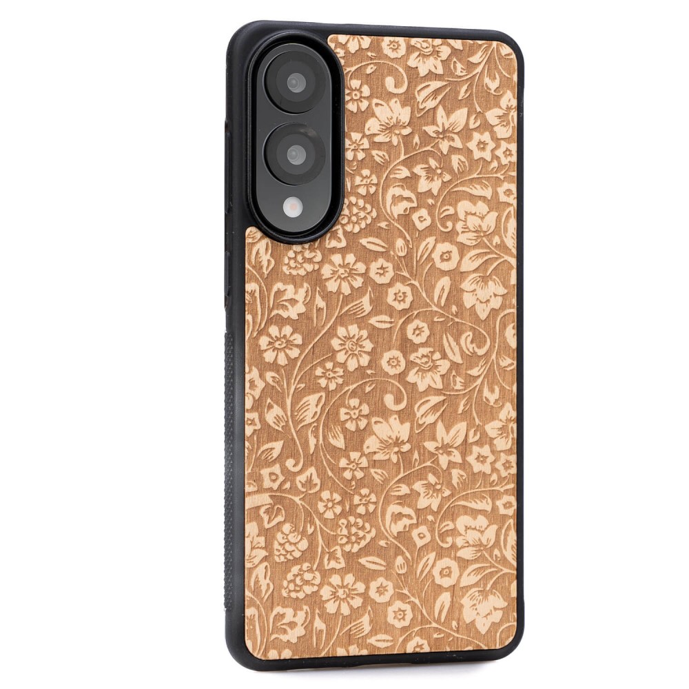 Drewniane Etui Bewood do Samsung Galaxy S25 Edge KWIATY POLNE ANIEGRE (2)