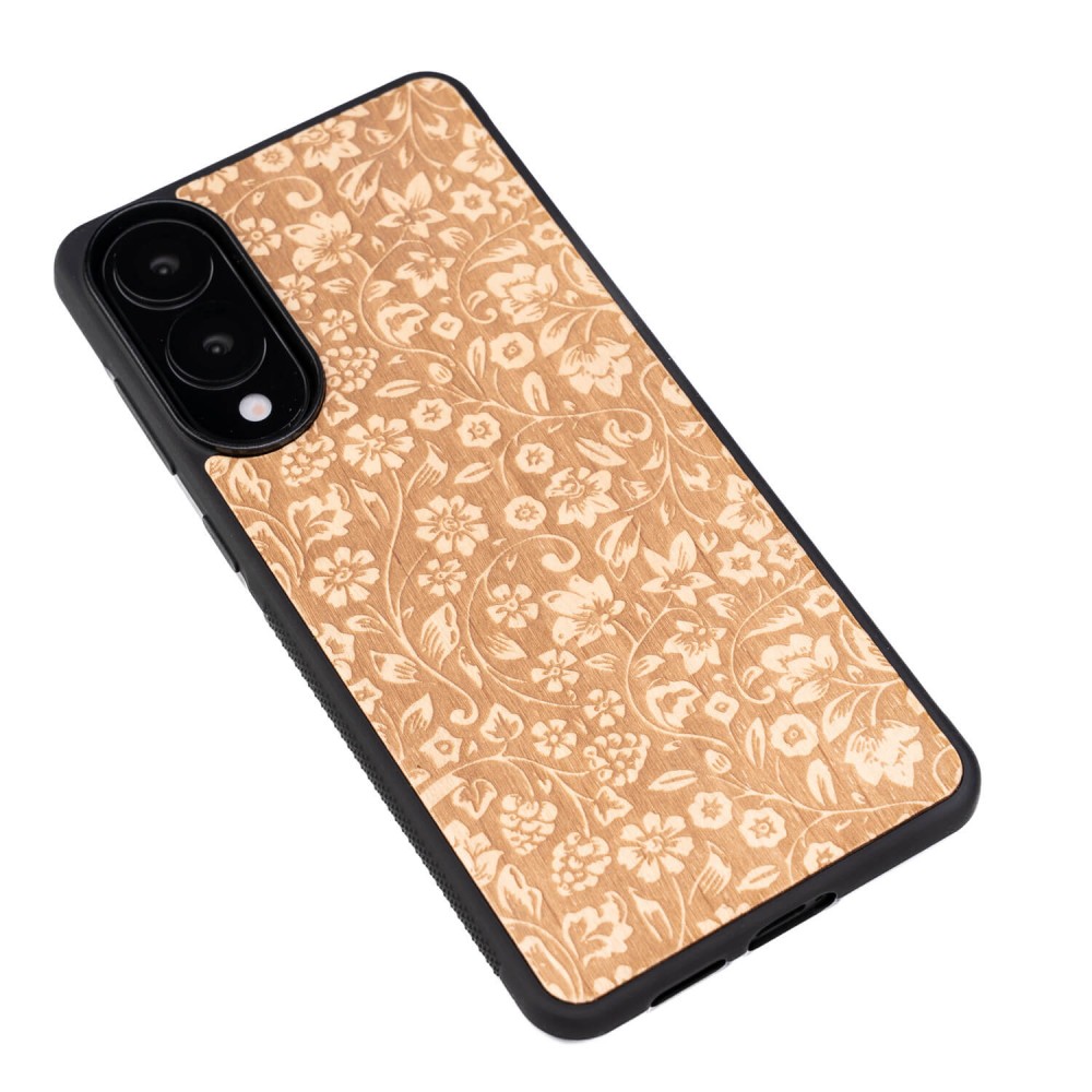 Drewniane Etui Bewood do Samsung Galaxy S25 Edge KWIATY POLNE ANIEGRE (3)