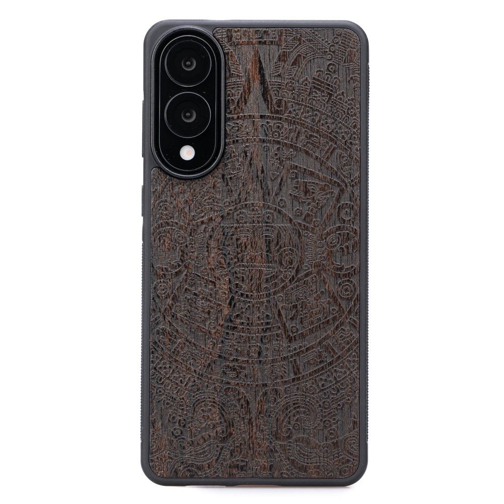 Drewniane Etui Bewood do Samsung Galaxy S25 Edge KALENDARZ AZTECKI ZIRICOTE (1)