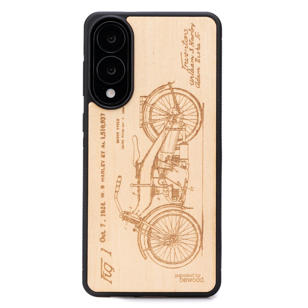 Drewniane Etui Bewood do Samsung Galaxy S25 Edge HARLEY PATENT ANIEGRE (1)