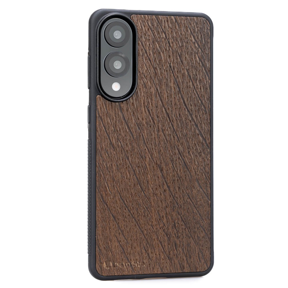 Drewniane Etui Bewood do Samsung Galaxy S25 Edge DĄB WĘDZONY (2)