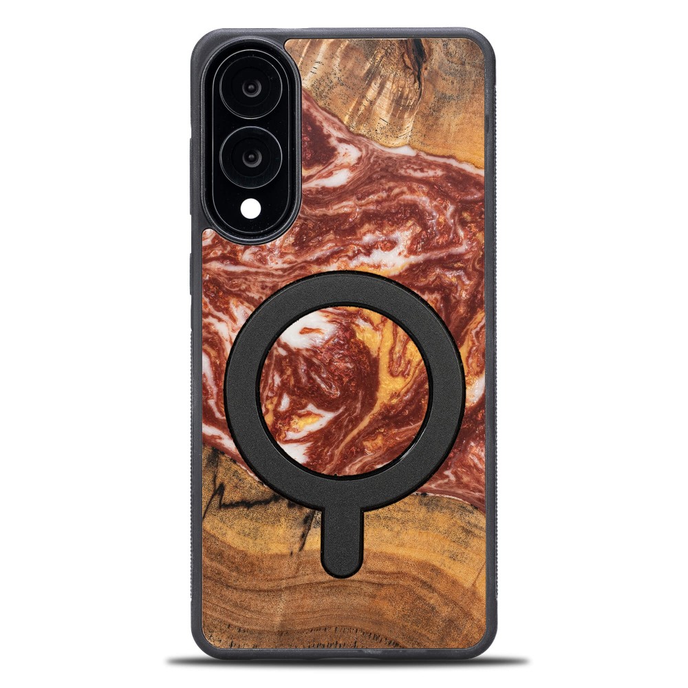 Etui Bewood Unique do Samsung Galaxy S25 Edge - Planets - Mars z MagSafe (1)