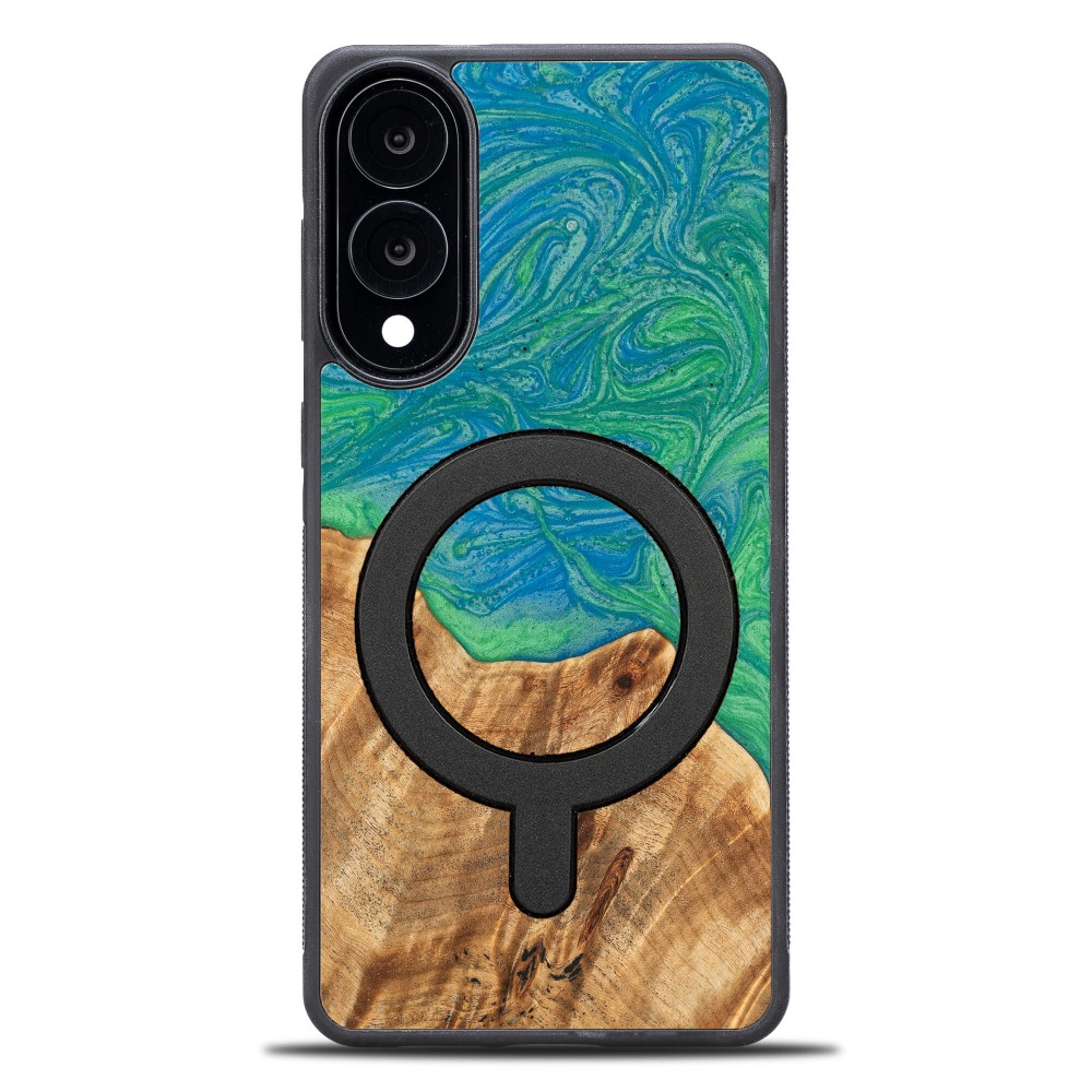 Etui Bewood Unique do Samsung Galaxy S25 Edge - Neons - Tokyo z MagSafe (1)