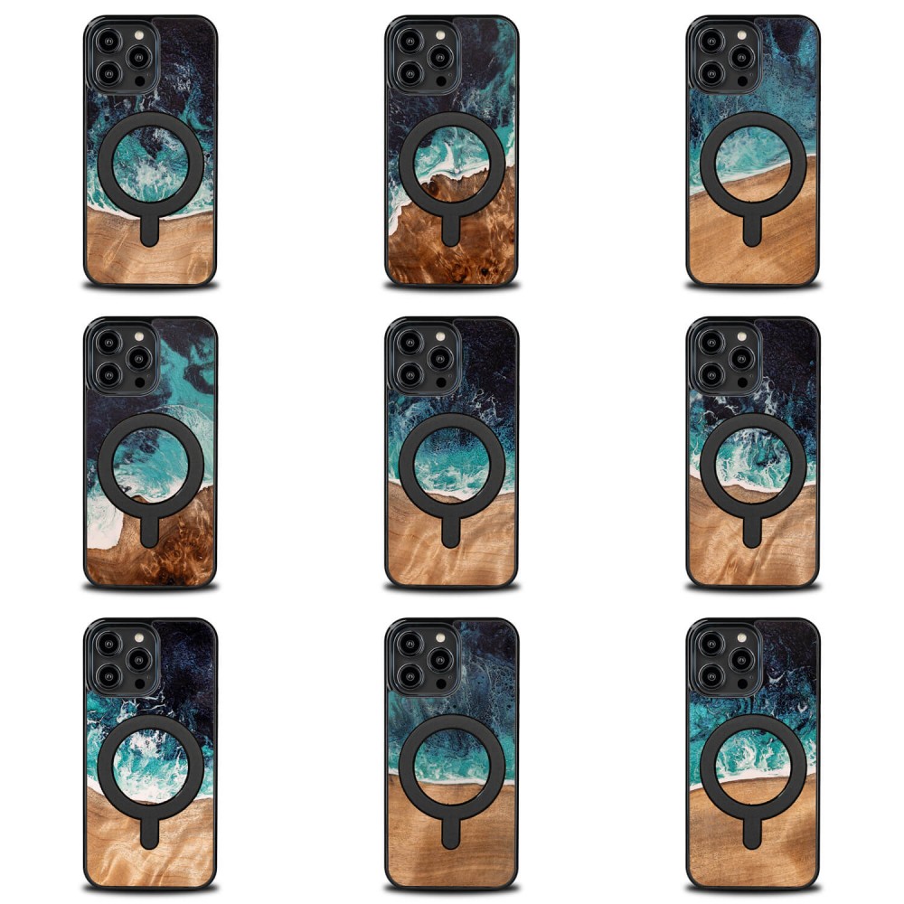 Etui Bewood Unique do iPhone 14 Pro Max - Dream Island z MagSafe (3)