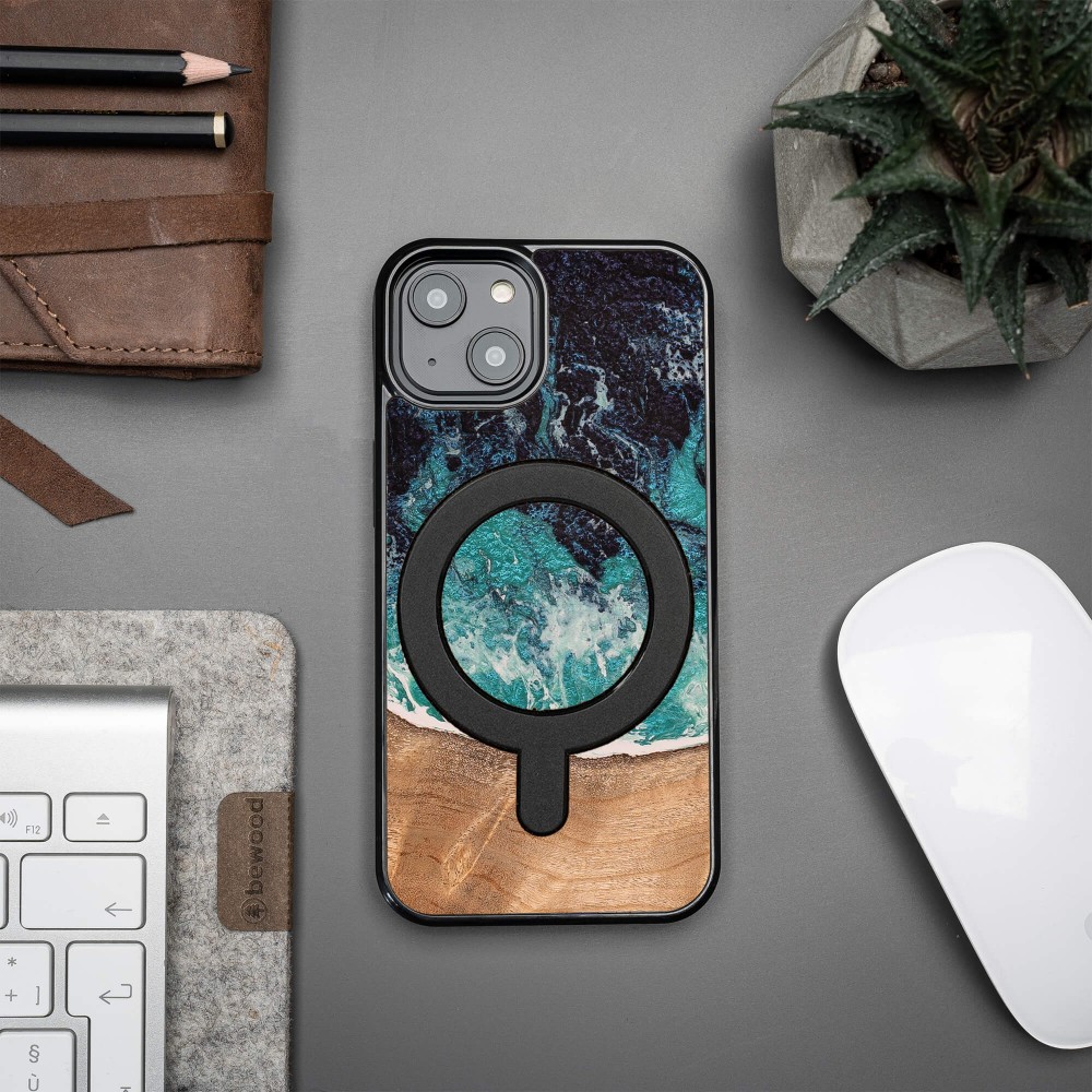 Etui Bewood Unique do iPhone 14 - Dream Island z MagSafe (5)