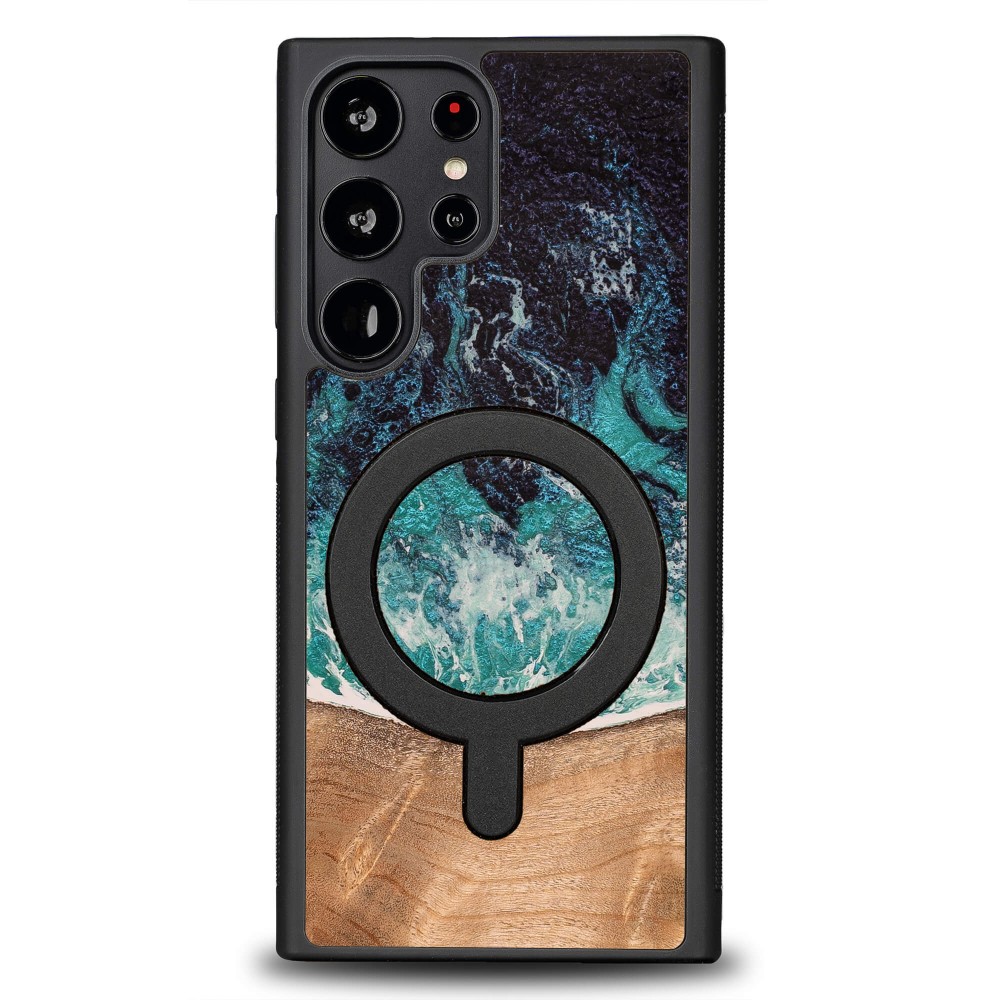 Etui Bewood Unique do Samsung Galaxy S23 Ultra - Dream Island z MagSafe (1)