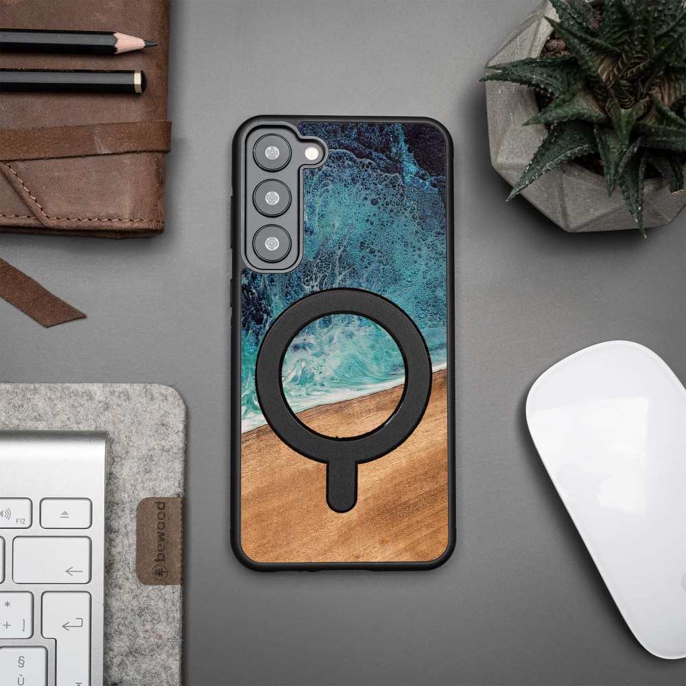 Etui Bewood Unique do Samsung Galaxy S23 Plus - Dream Island z MagSafe (5)