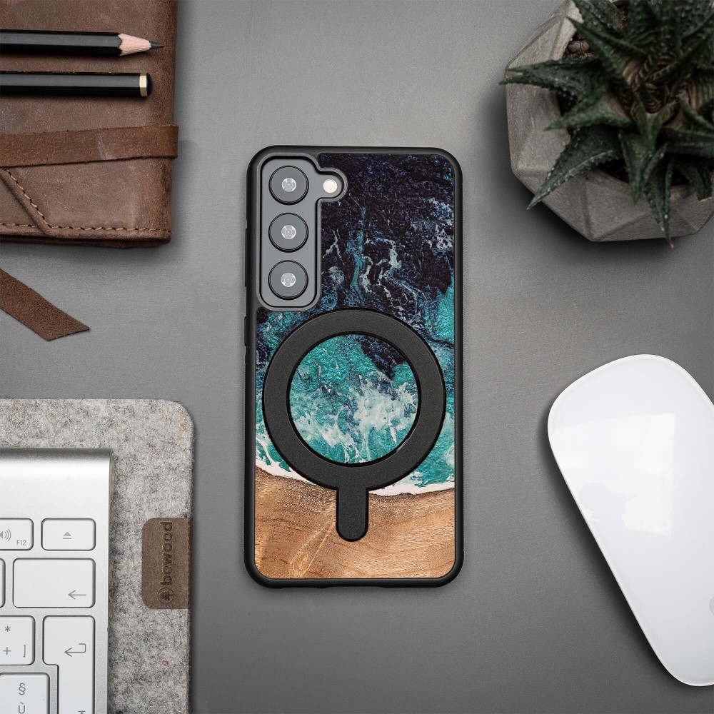 Etui Bewood Unique do Samsung Galaxy S23 - Dream Island z MagSafe (5)