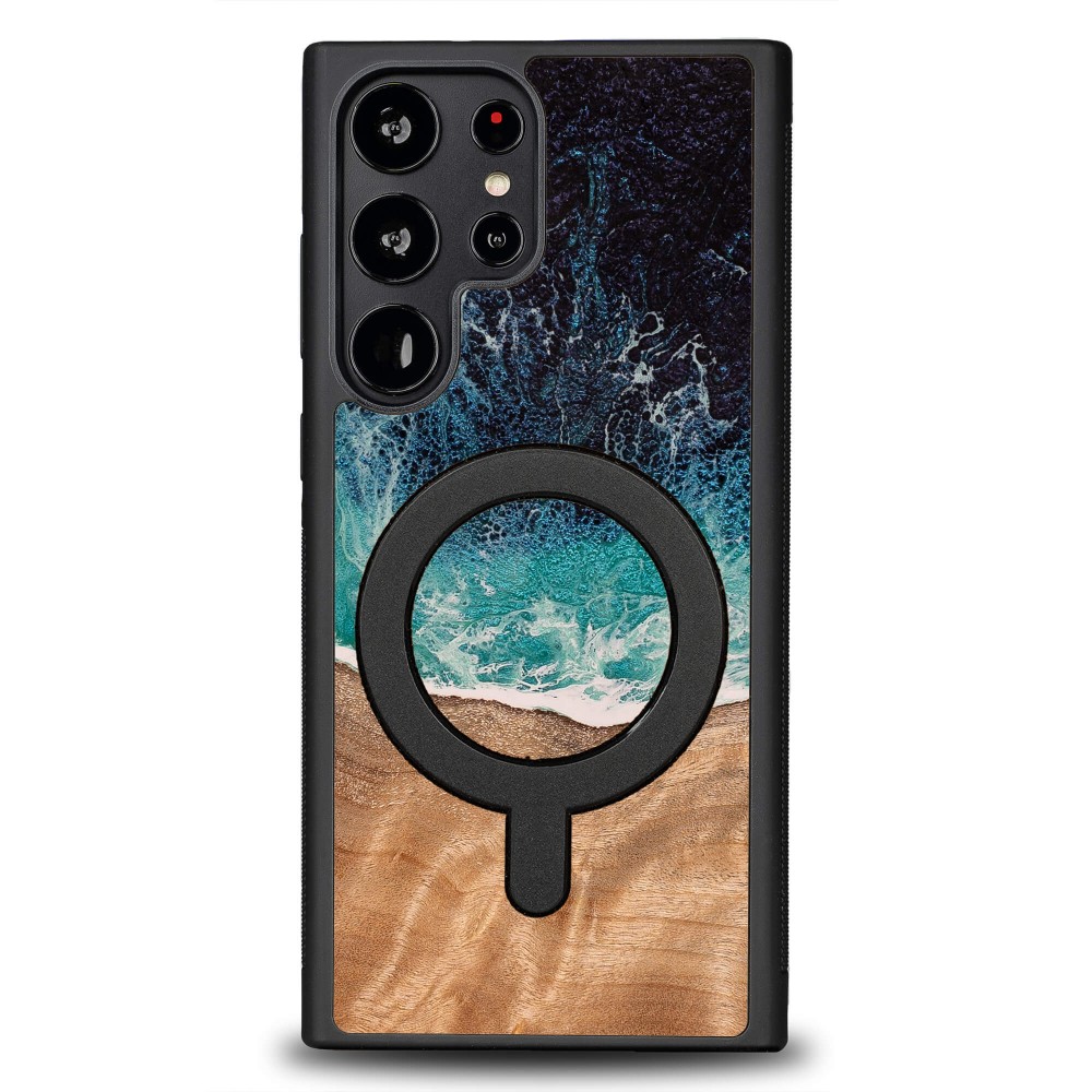 Etui Bewood Unique do Samsung Galaxy S22 Ultra - Dream Island z MagSafe (8)