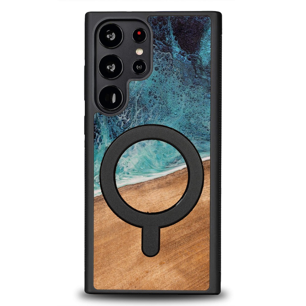 Etui Bewood Unique do Samsung Galaxy S22 Ultra - Dream Island z MagSafe (10)