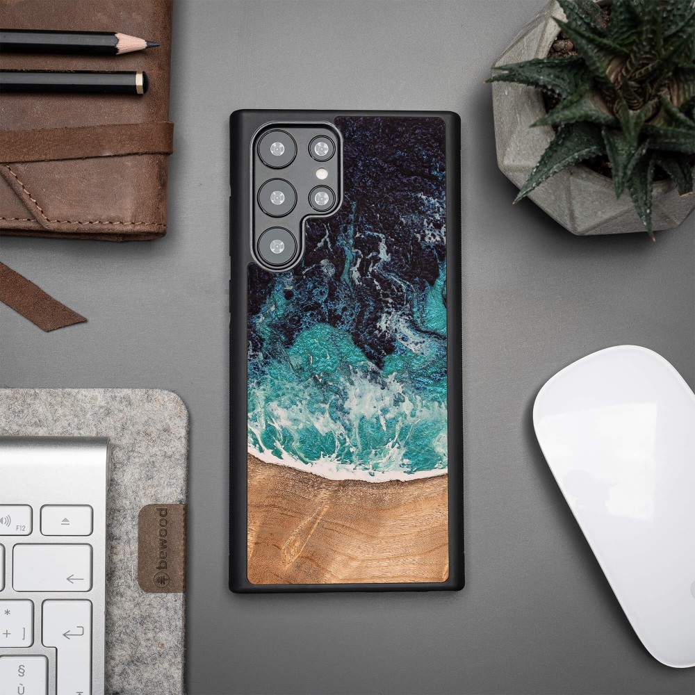 Etui Bewood Unique do Samsung Galaxy S22 Ultra - Dream Island (4)