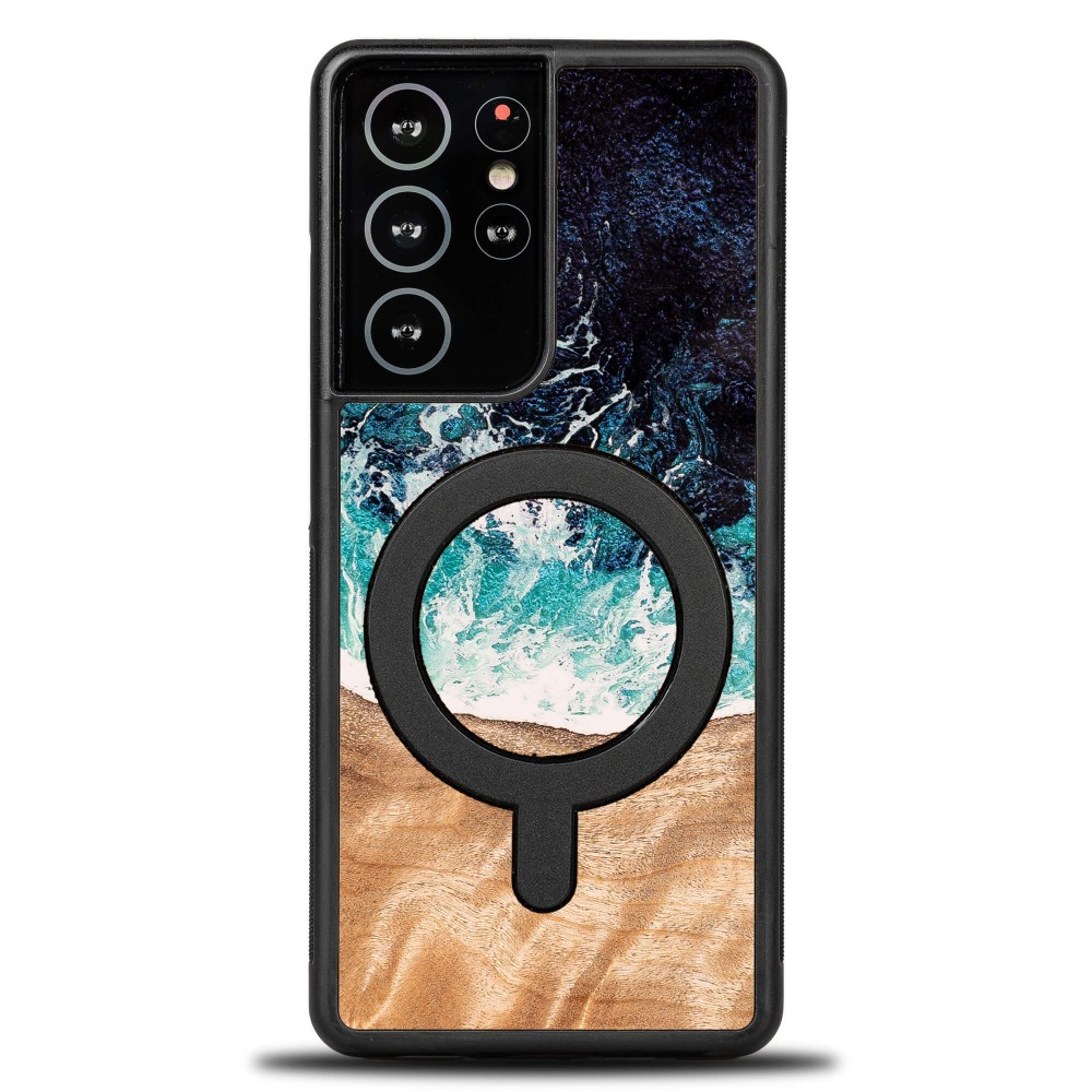 Etui Bewood Unique do Samsung Galaxy S21 Ultra - Dream Island z MagSafe (6)