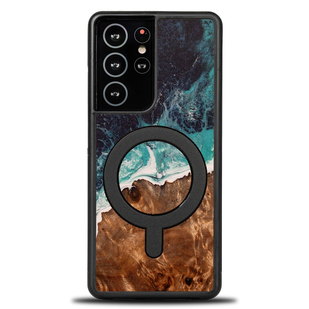 Etui Bewood Unique do Samsung Galaxy S21 Ultra - Dream Island z MagSafe (7)