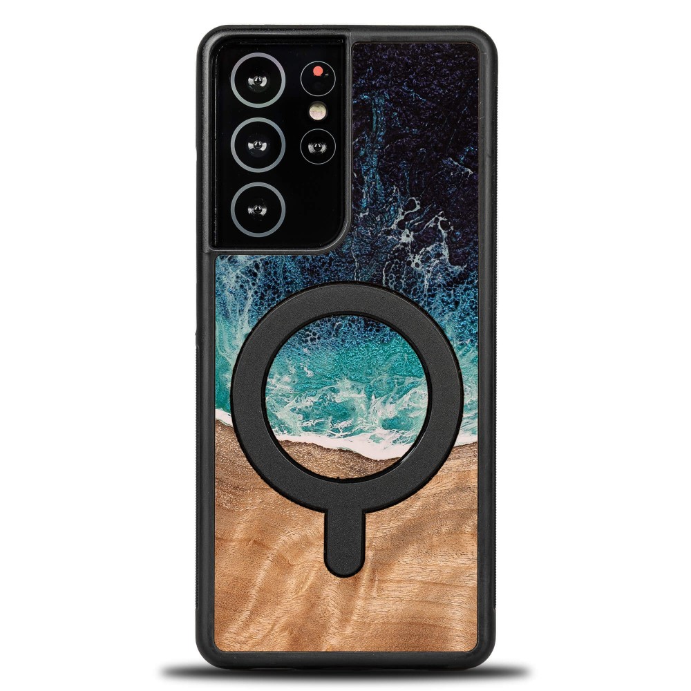 Etui Bewood Unique do Samsung Galaxy S21 Ultra - Dream Island z MagSafe (8)