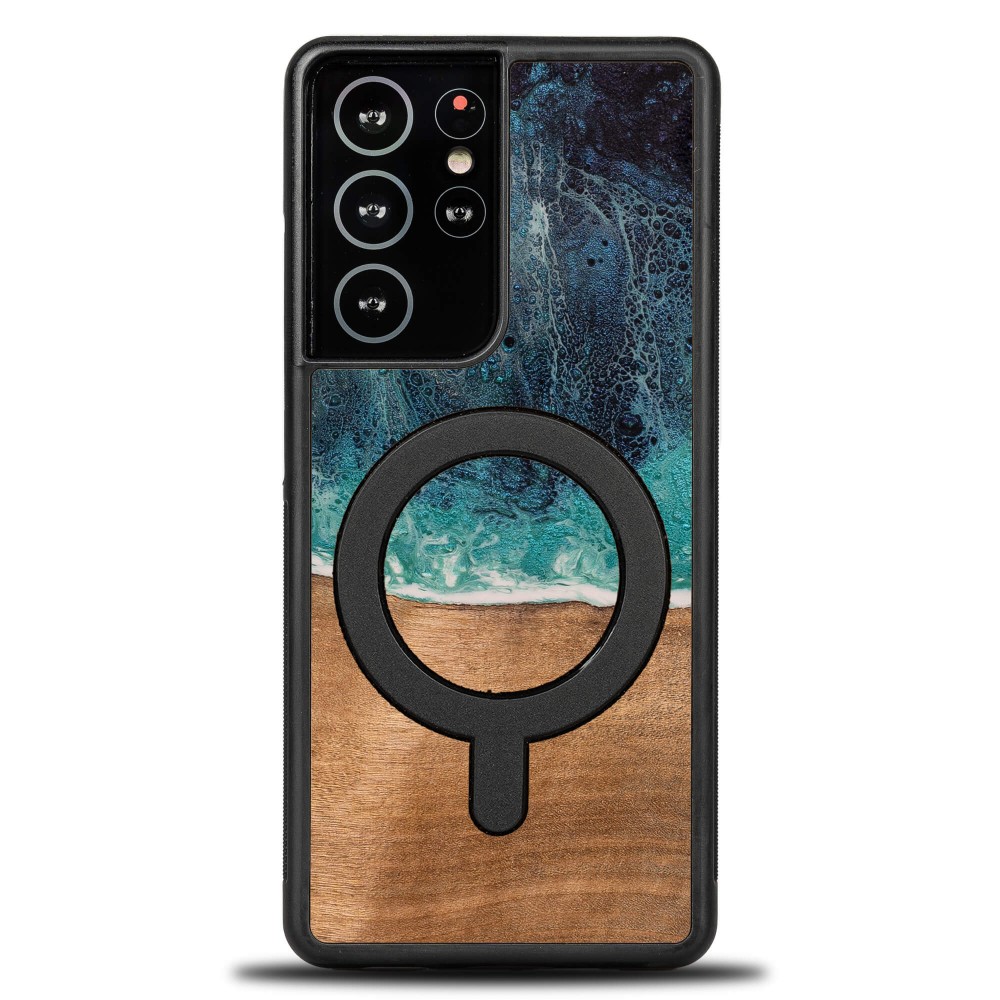 Etui Bewood Unique do Samsung Galaxy S21 Ultra - Dream Island z MagSafe (9)