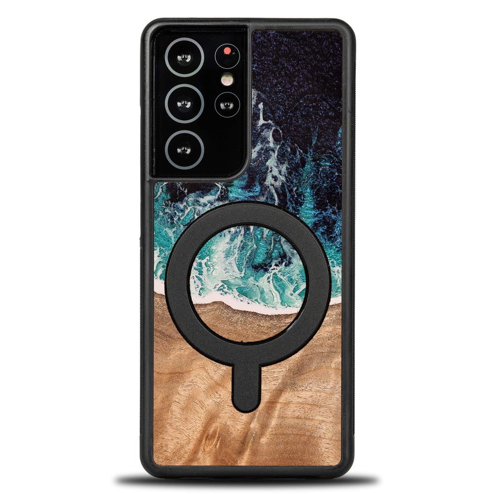 Etui Bewood Unique do Samsung Galaxy S21 Ultra - Dream Island z MagSafe (11)