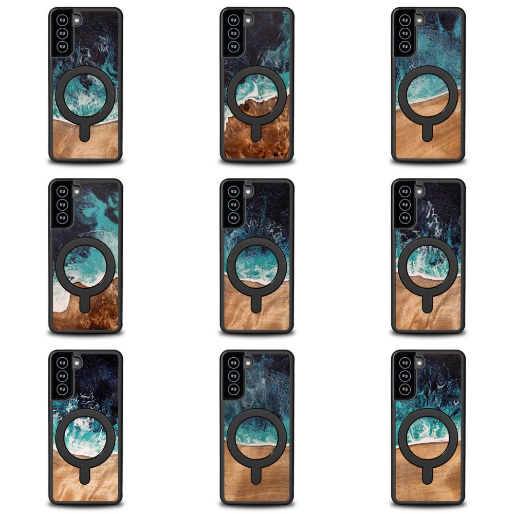Etui Bewood Unique do Samsung Galaxy S21 FE - Dream Island z MagSafe (3)