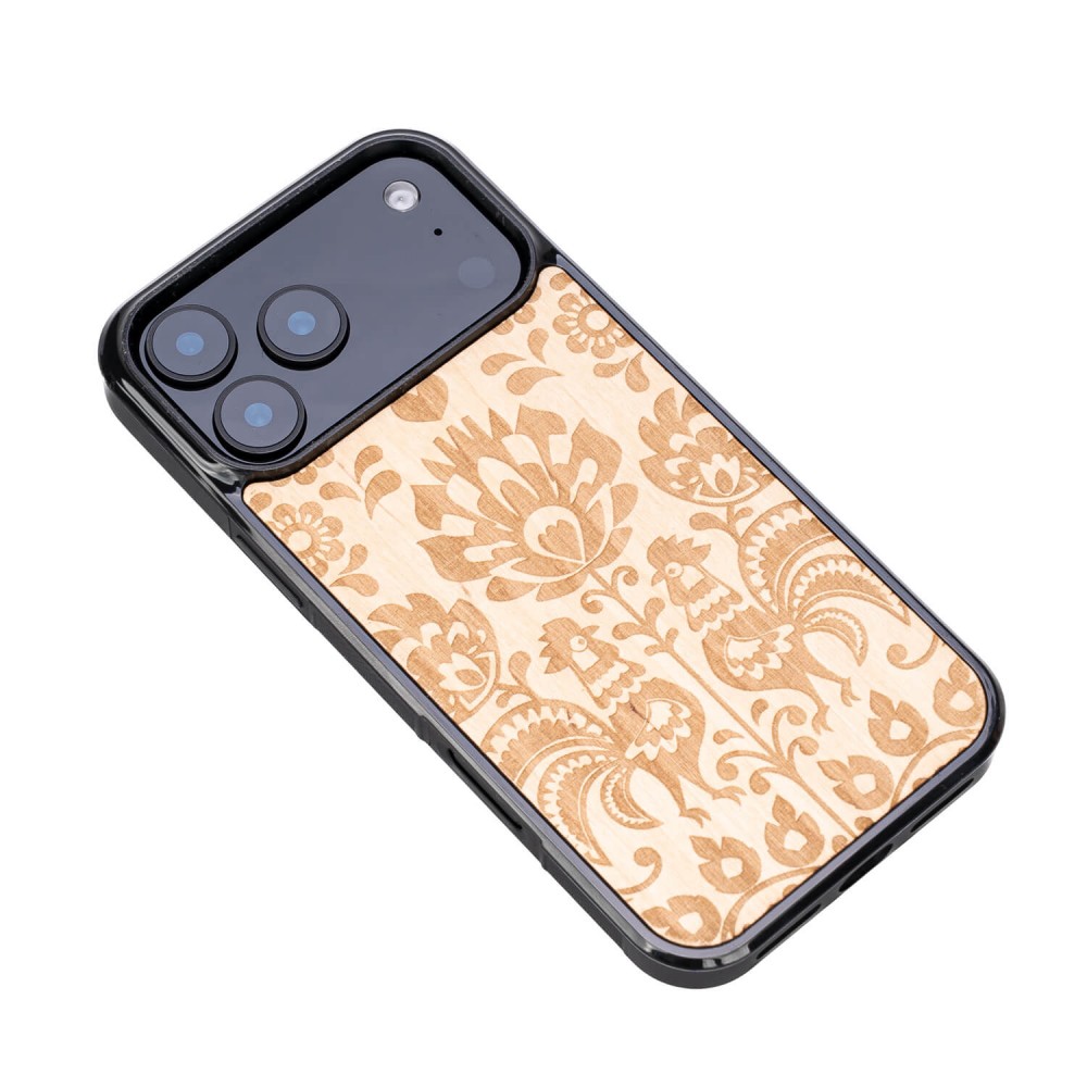 Drewniane Etui Bewood do iPhone 17 Pro Max POLSKI FOLK ANIEGRE (3)