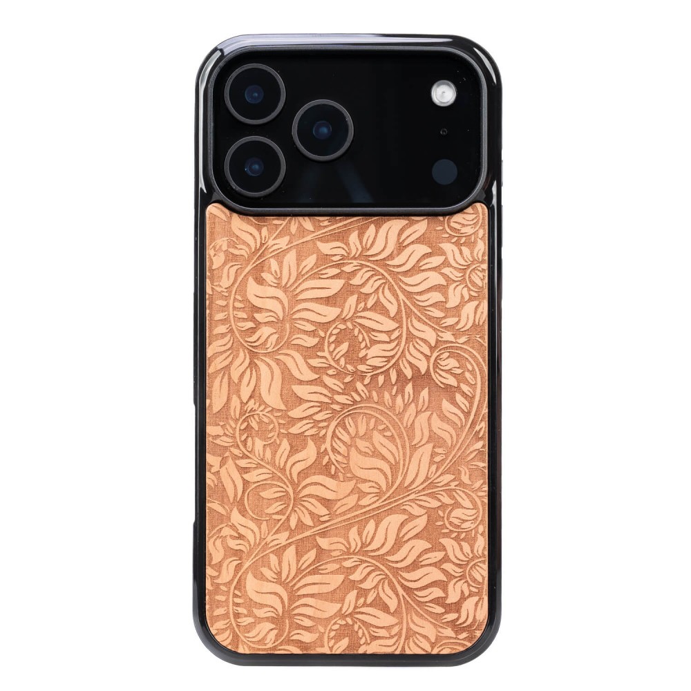Drewniane Etui Bewood do iPhone 17 Pro Max LIŚCIE JABŁOŃ (1)