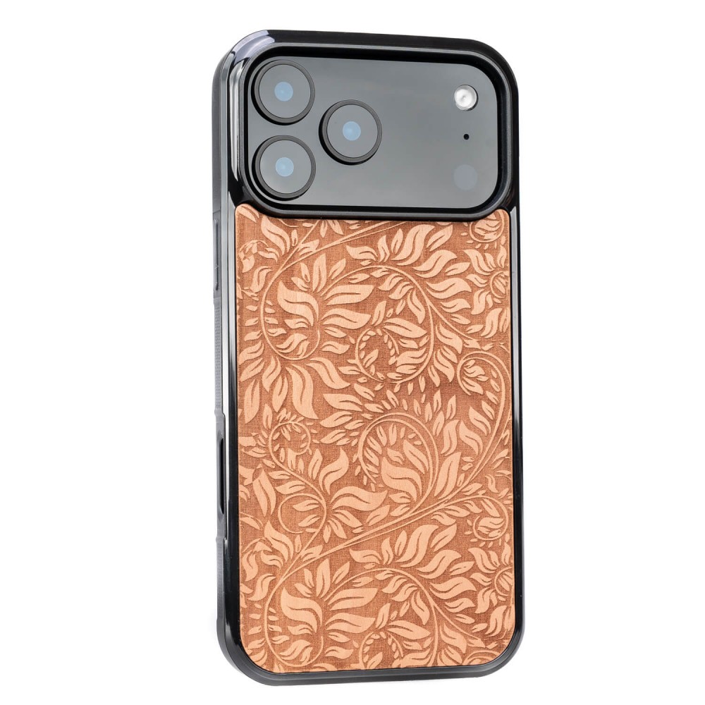 Drewniane Etui Bewood do iPhone 17 Pro Max LIŚCIE JABŁOŃ (2)