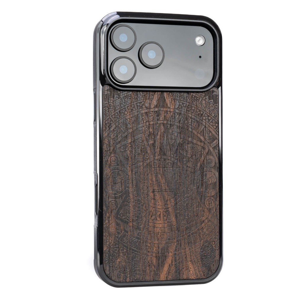 Drewniane Etui Bewood do iPhone 17 Pro Max KALENDARZ AZTECKI ZIRICOTE (2)