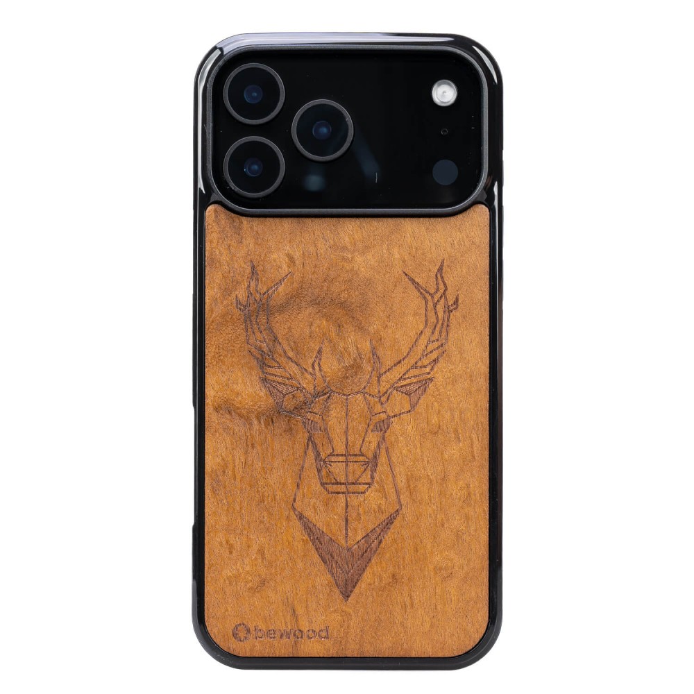 Drewniane Etui Bewood do iPhone 17 Pro Max JELEŃ IMBUIA (1)