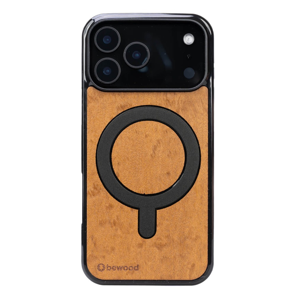 Drewniane Etui Bewood do iPhone 17 Pro Max IMBUIA z MagSafe (1)