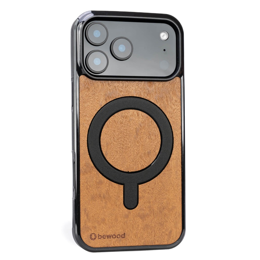 Drewniane Etui Bewood do iPhone 17 Pro Max IMBUIA z MagSafe (2)