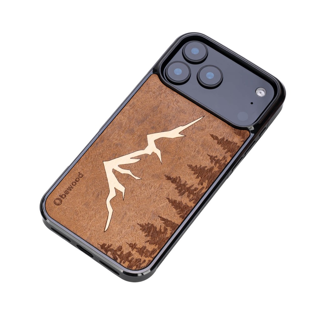 Drewniane Etui Bewood do iPhone 17 Pro Max GÓRY IMBUIA (3)