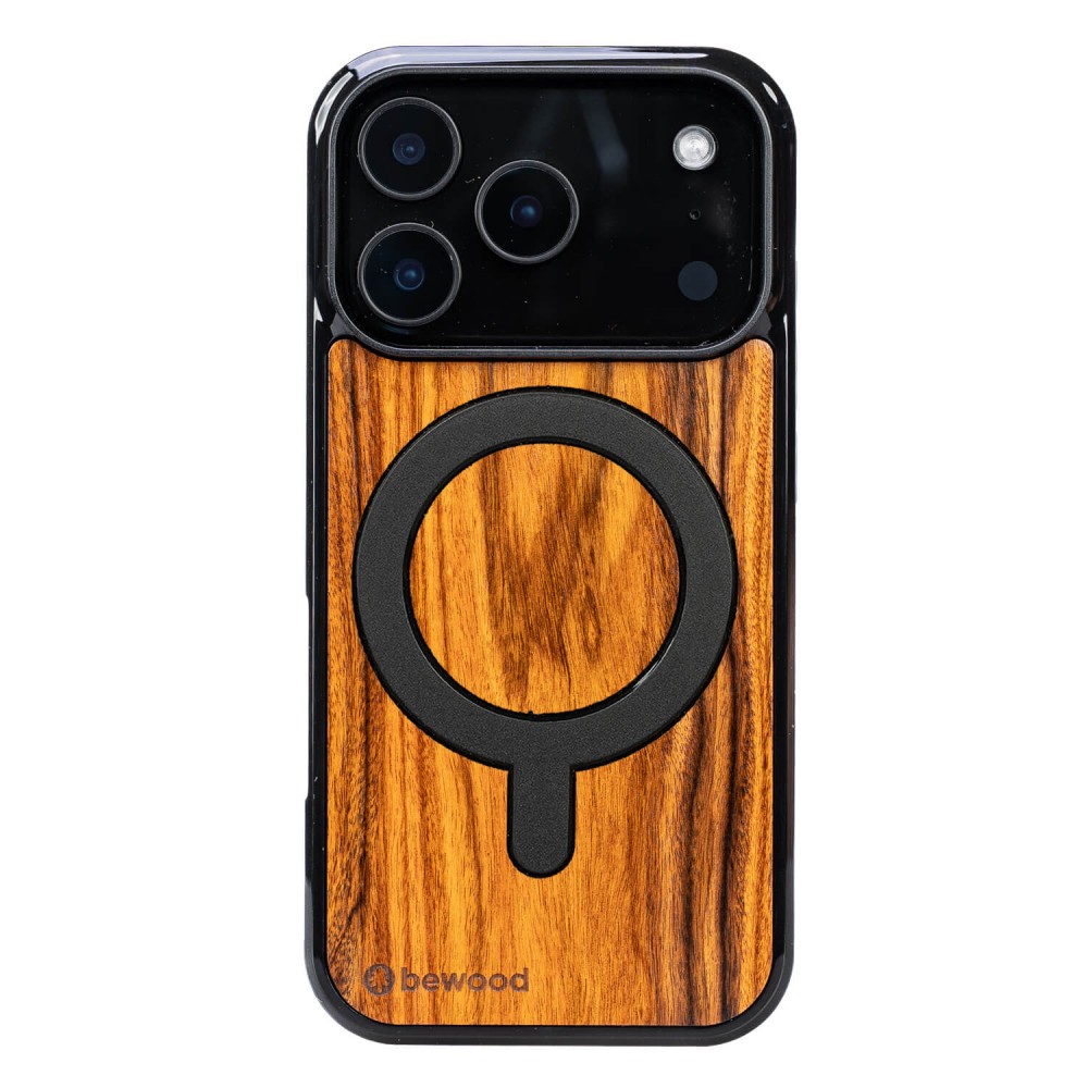 Drewniane Etui Bewood do iPhone 17 Pro PALISANDER SANTOS z MagSafe (1)