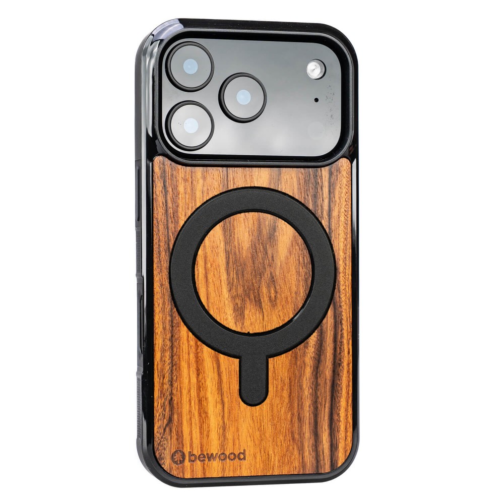 Drewniane Etui Bewood do iPhone 17 Pro PALISANDER SANTOS z MagSafe (2)