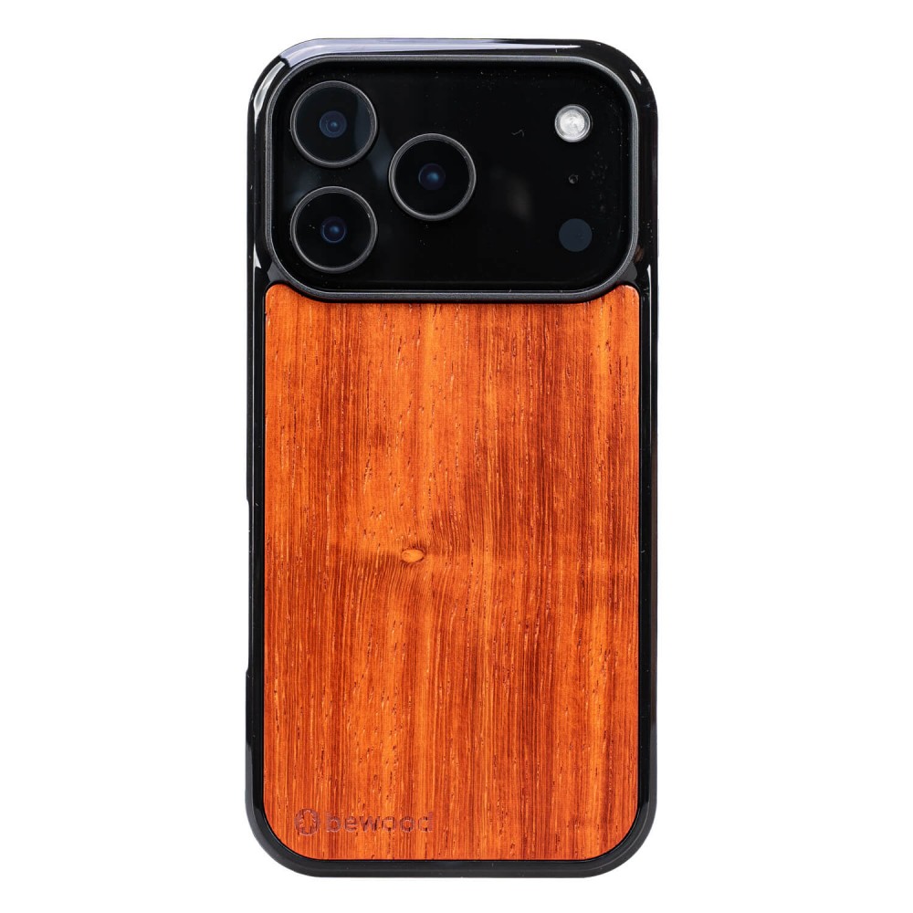 Drewniane Etui Bewood do iPhone 17 Pro PADOUK (1)