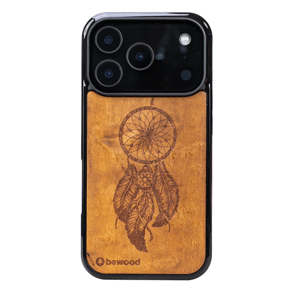 Drewniane Etui Bewood do iPhone 17 Pro ŁAPACZ SNÓW IMBUIA (1)