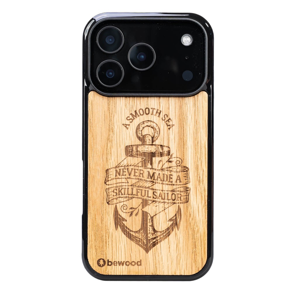 Drewniane Etui Bewood do iPhone 17 Pro KOTWICA DĄB (1)
