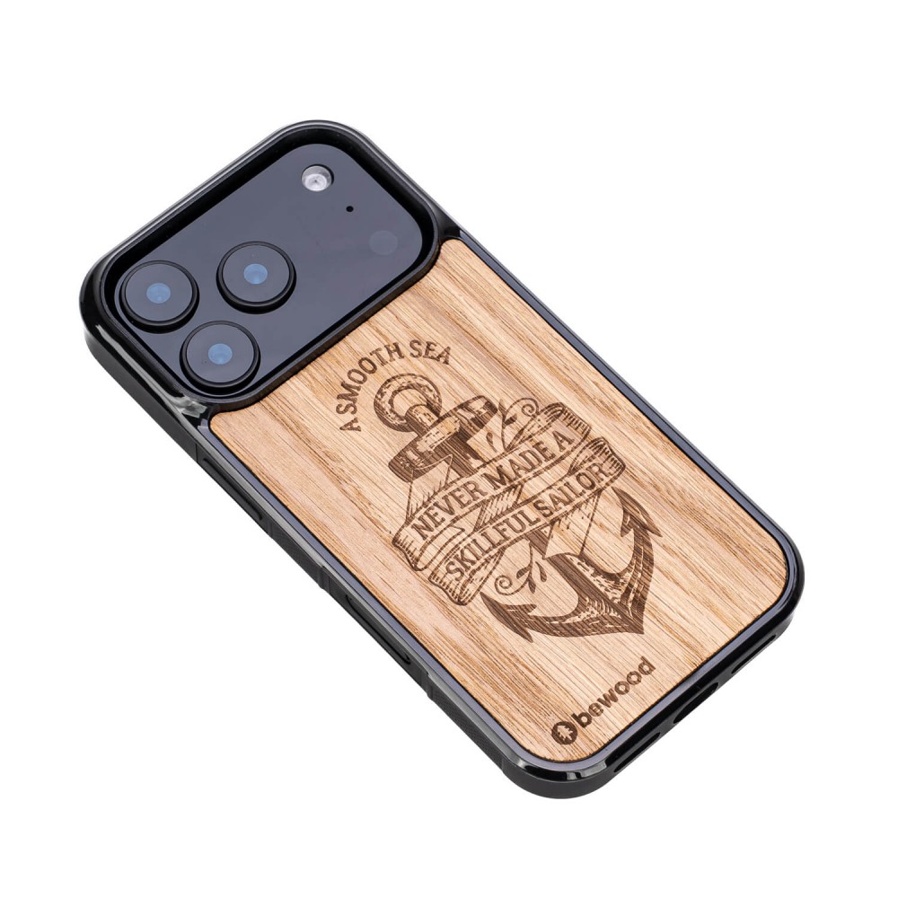 Drewniane Etui Bewood do iPhone 17 Pro KOTWICA DĄB (3)
