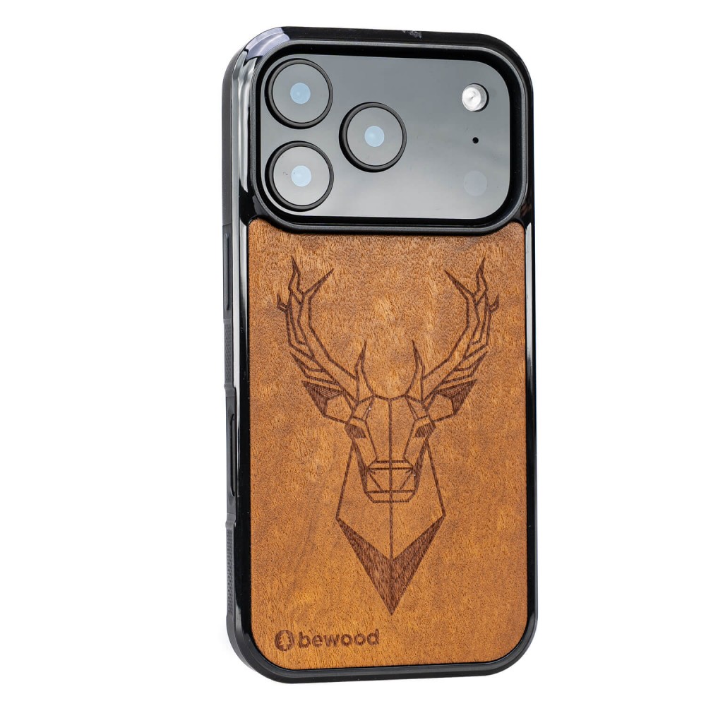 Apple iPhone 17 Pro Deer Imbuia Bewood Wood Case (2)