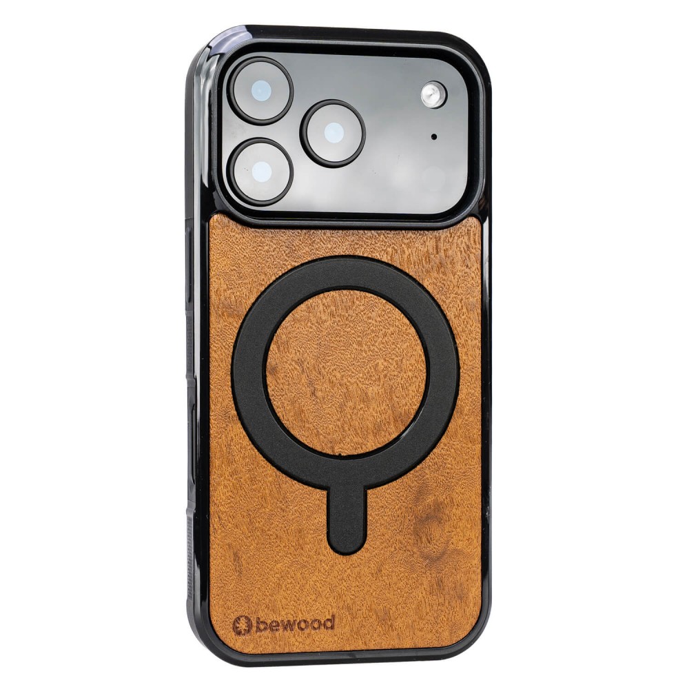 Drewniane Etui Bewood do iPhone 17 Pro IMBUIA z MagSafe (2)