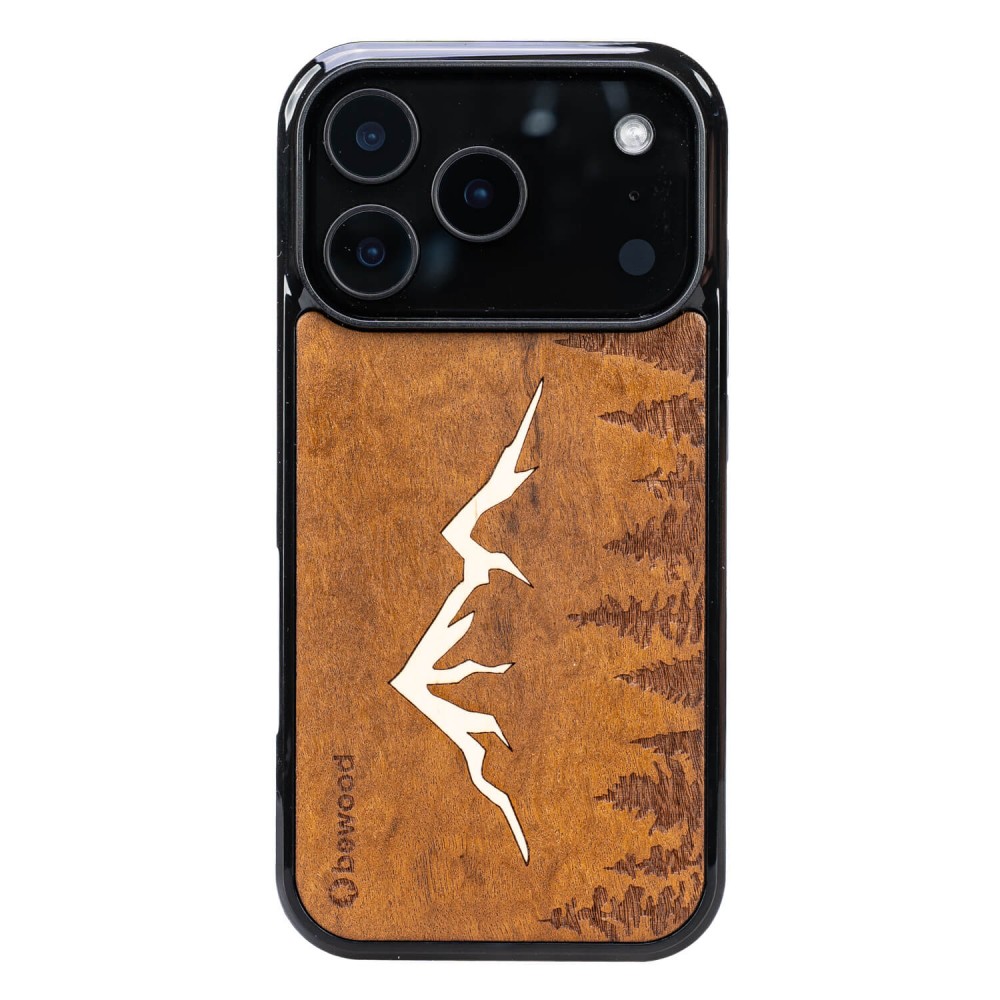 Apple iPhone 17 Pro Mountains Imbuia Bewood Wood Case (1)