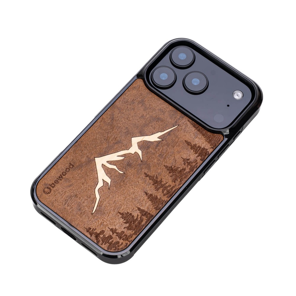 Apple iPhone 17 Pro Mountains Imbuia Bewood Wood Case (3)